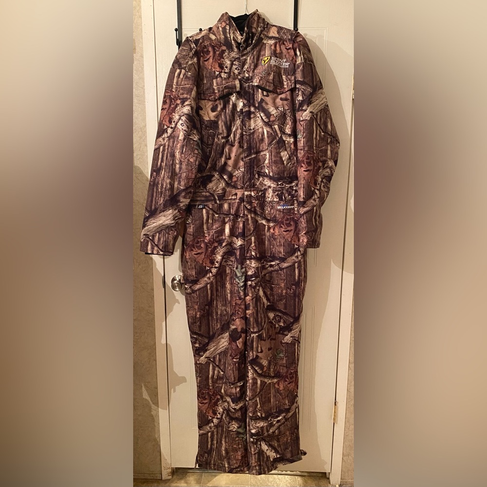 Scent blocker men’s XL insulated camo hunting coveralls